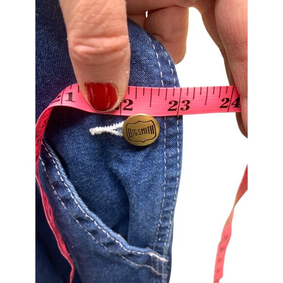 Vintage Big Smith Denim Overalls Farmer Carpenter  Size 40 x 28 - Picture 6 of 7